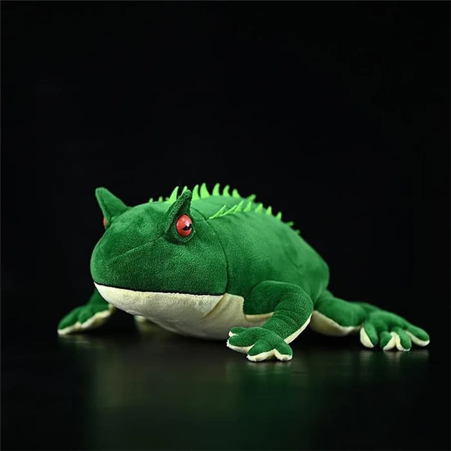 Playful frog plush