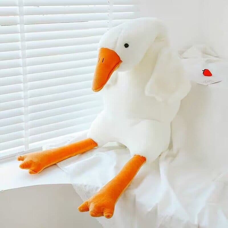 Big white goose plush, 130 cm