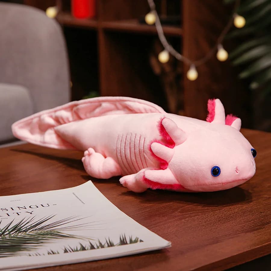 Spotted axolotl plush
