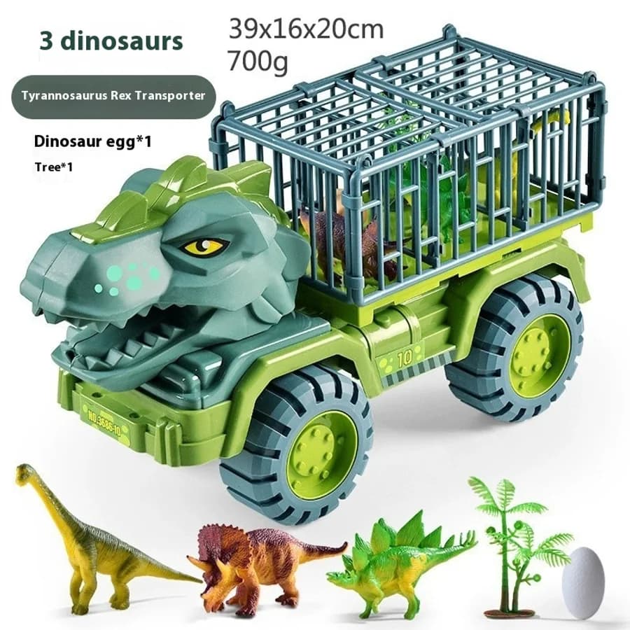 Dinosaur engineering vehicle set