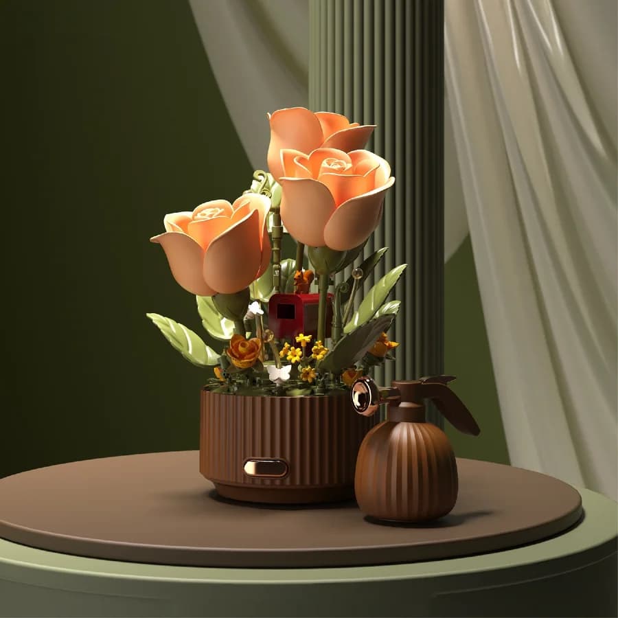 Preserved flower building model
