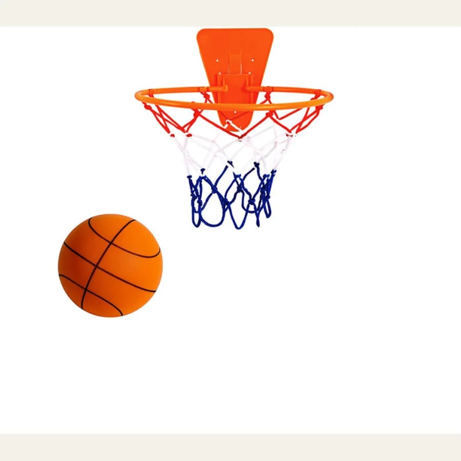 Quiet indoor foam basketball