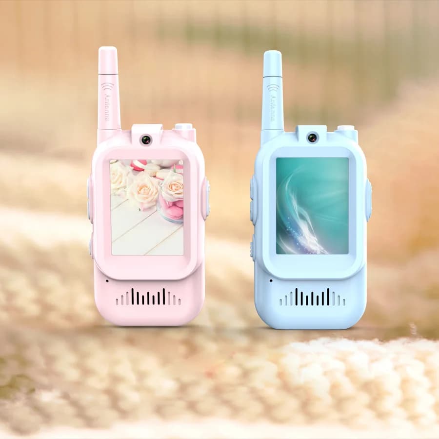 Video walkie-talkie pair