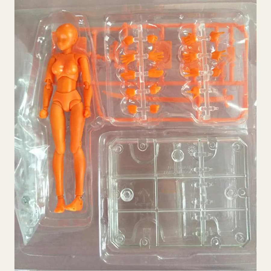 Poseable artist mannequin