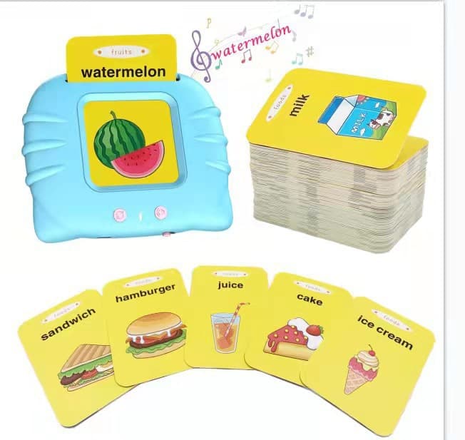 Interactive English learning cards