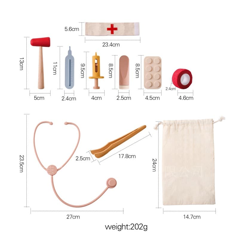 Doctor pretend-play set