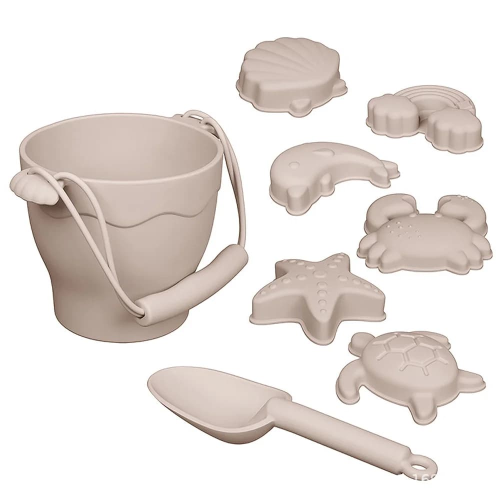 Soft silicone beach bucket