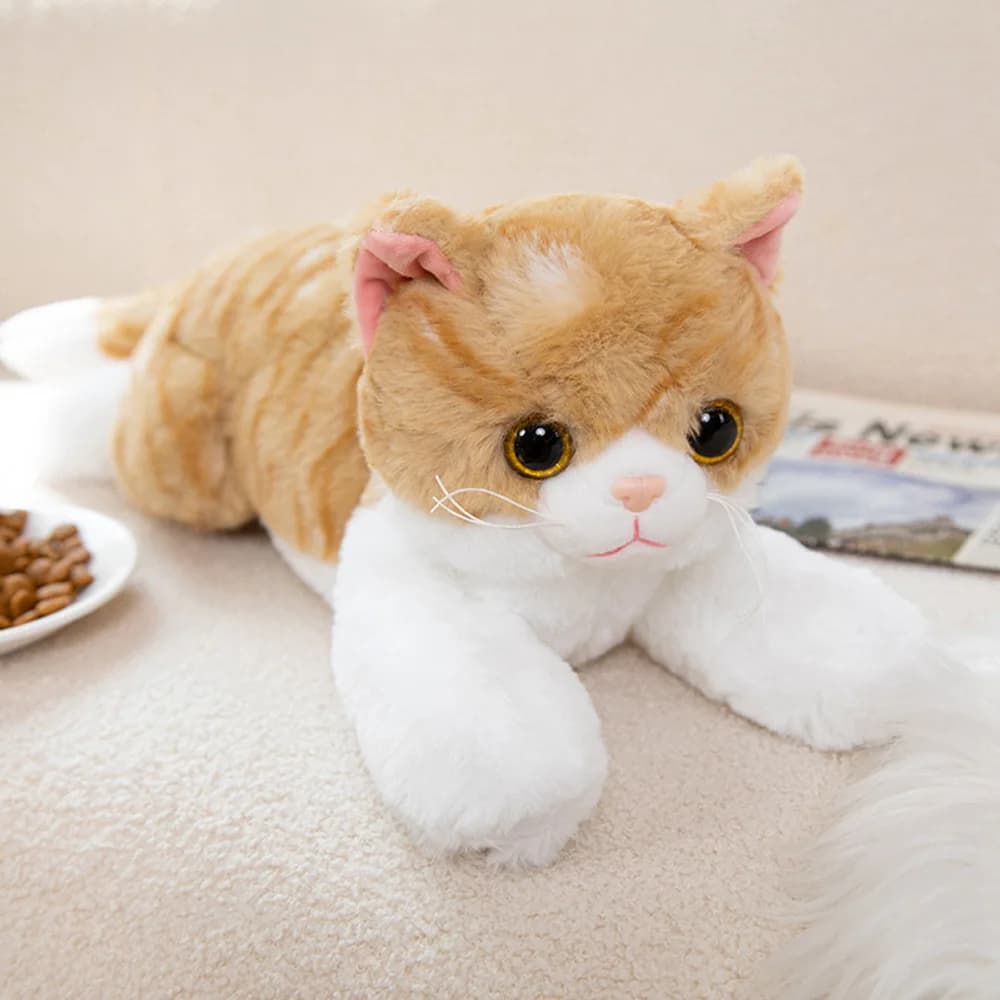 Interactive alien cat plush