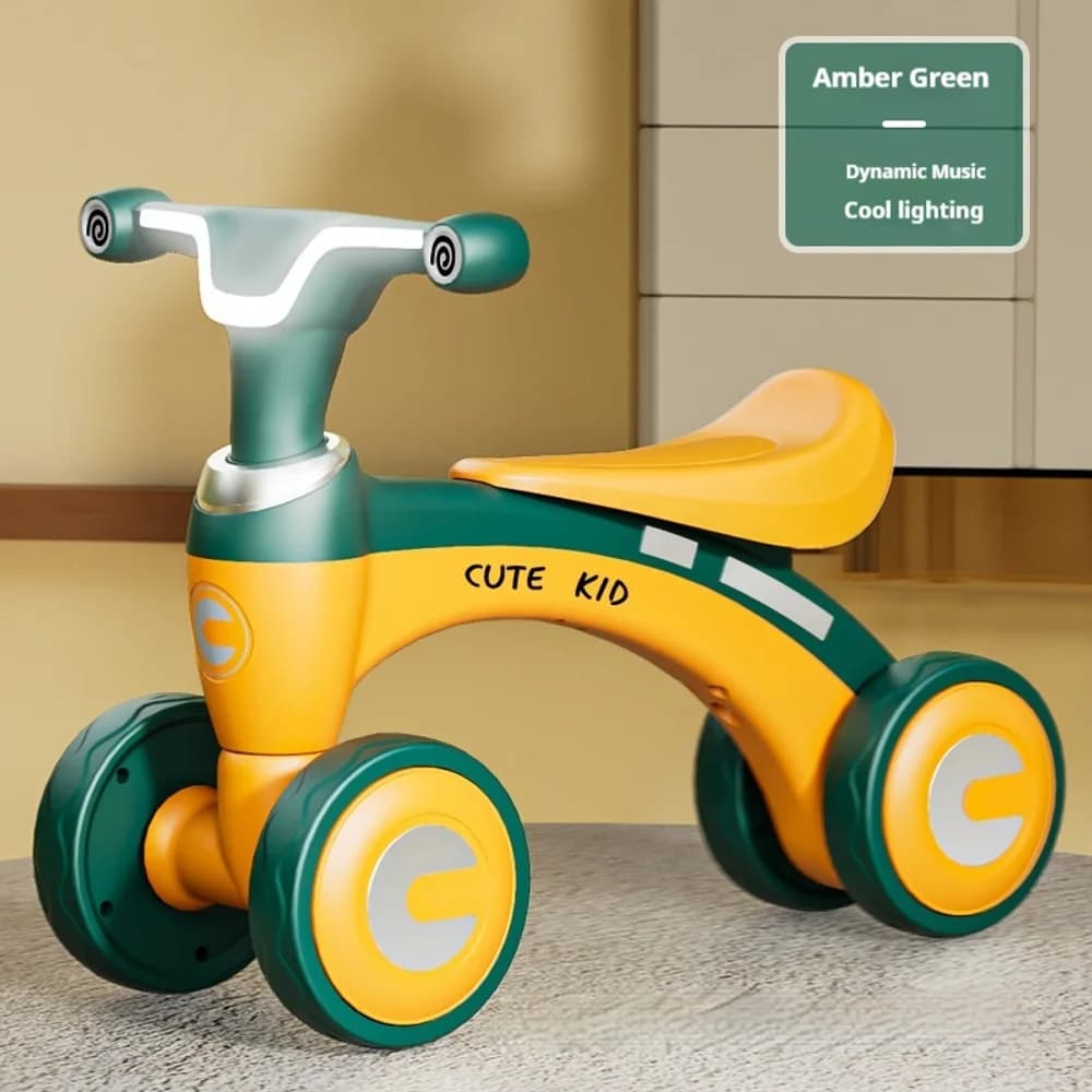 Four-wheel balance bike
