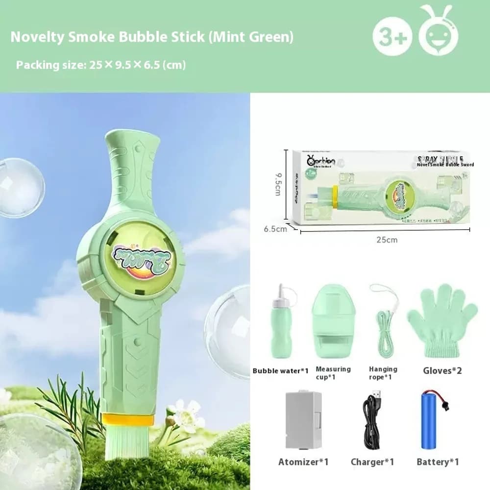 Science smoke-bubble machine