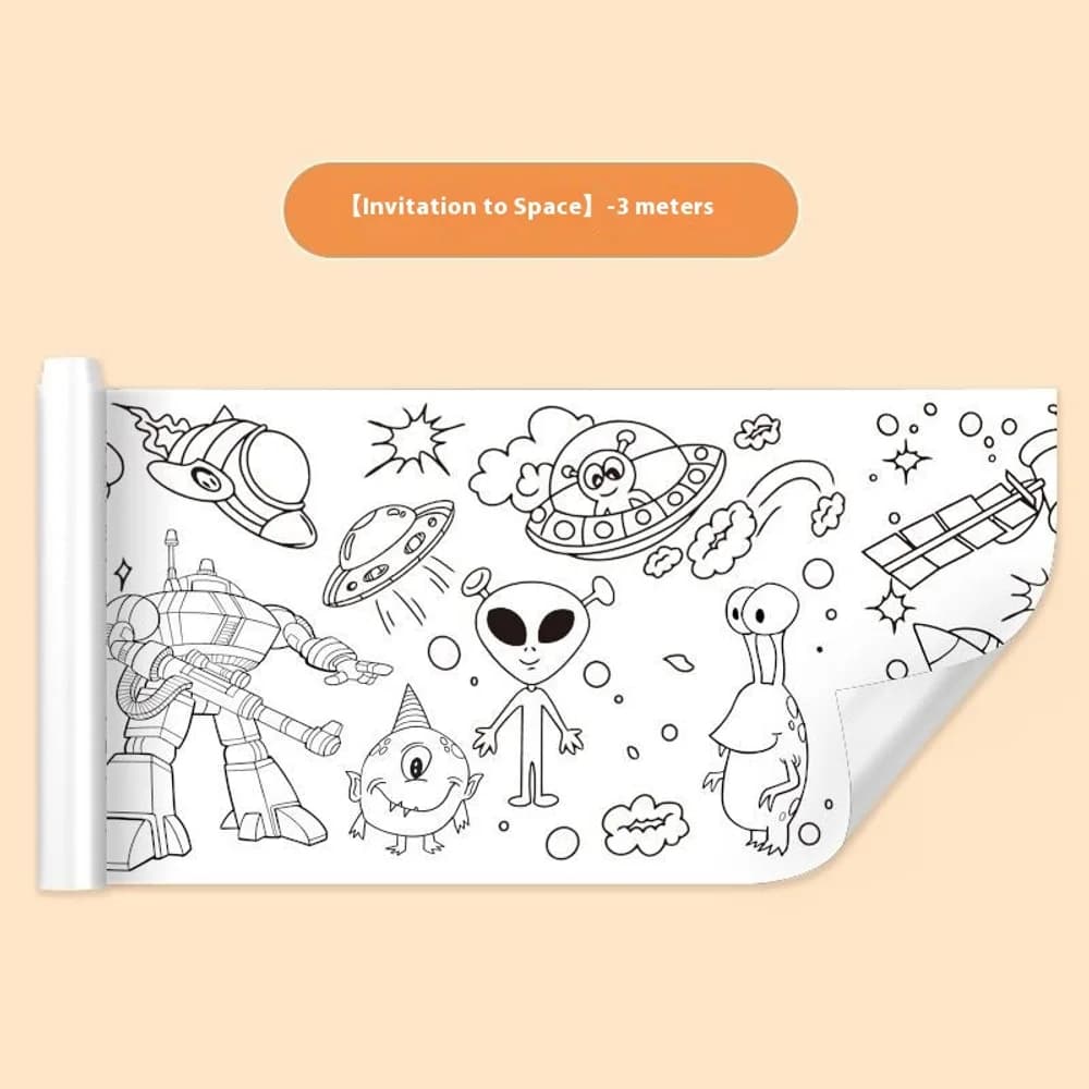 Reusable colouring cloth
