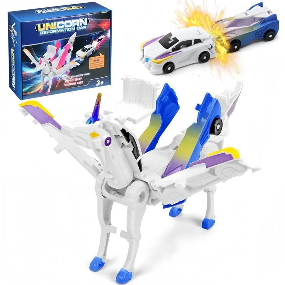 Transforming crash car