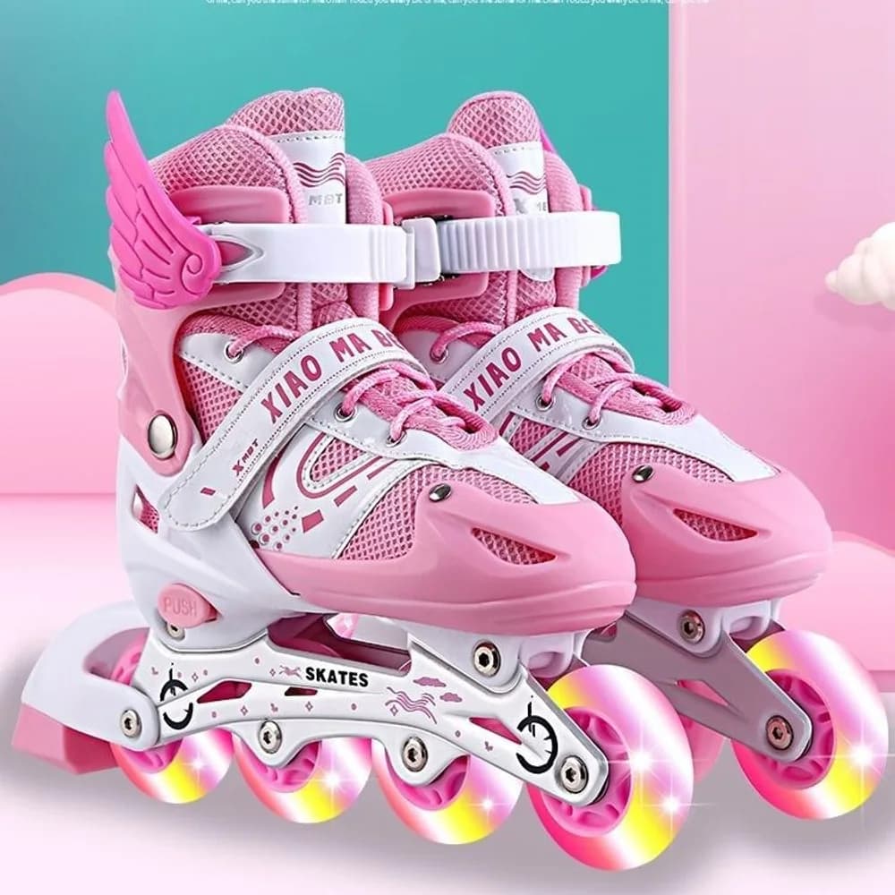 Adjustable children’s roller skates