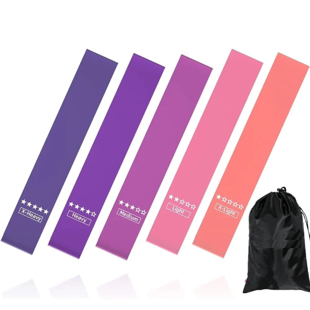 Five-level resistance band set