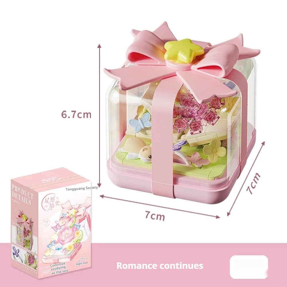 Star-wish ring-box building set