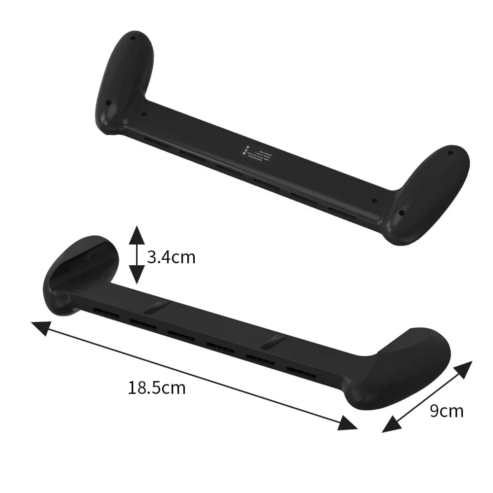 Console grip with game storage