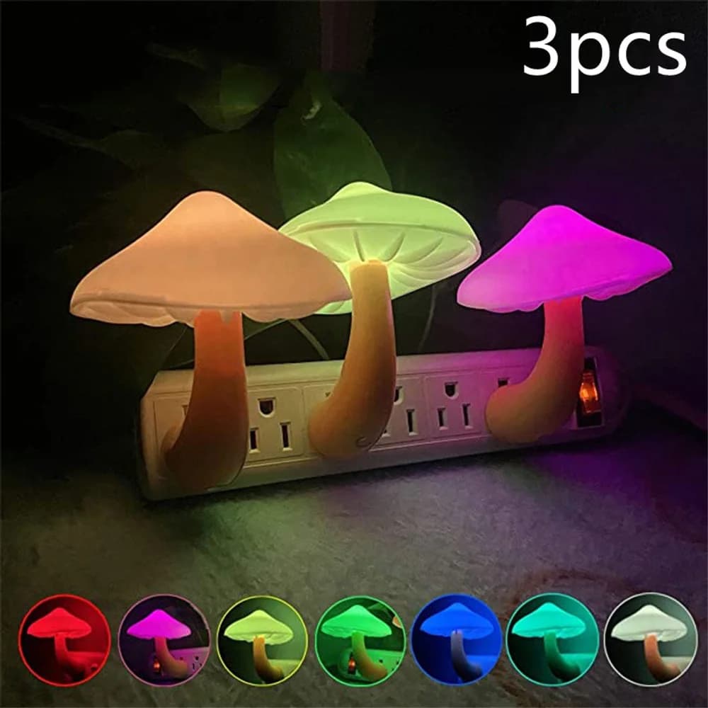 Mushroom sensor night light