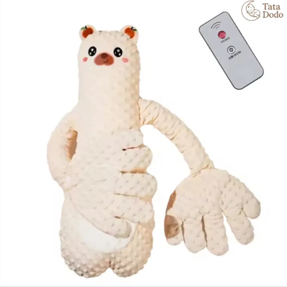 Remote soothing plush hand