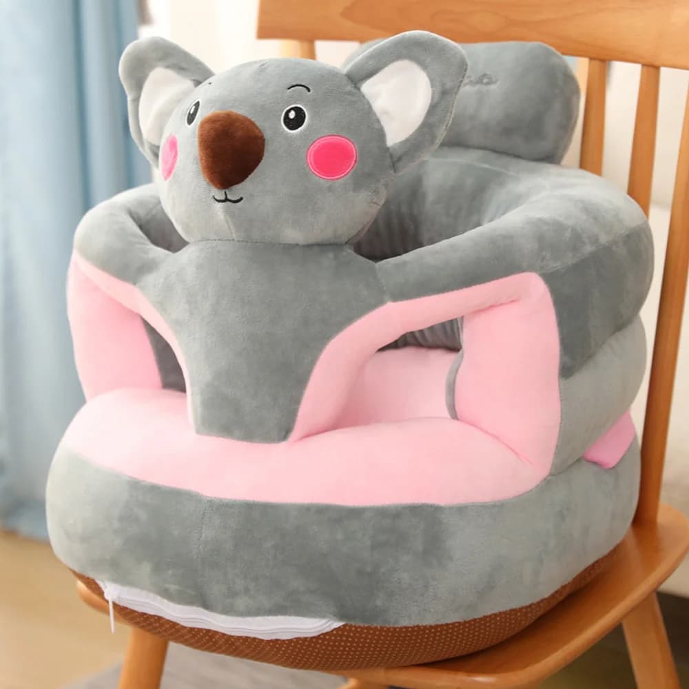 Soft anti-roll play seat
