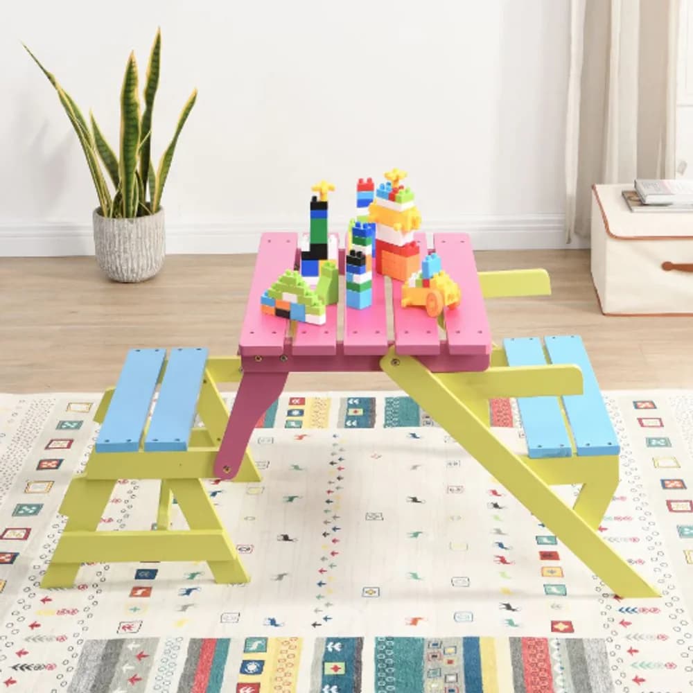Multifunction play chair and benches