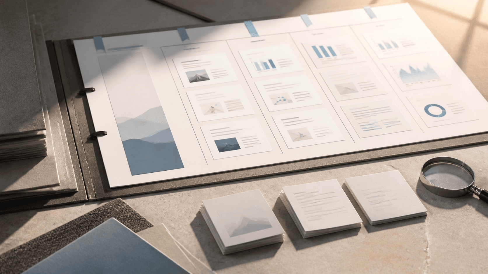 Material editorial sobre «Plan de contenidos para el trimestre con resúmenes de resultados de IA»