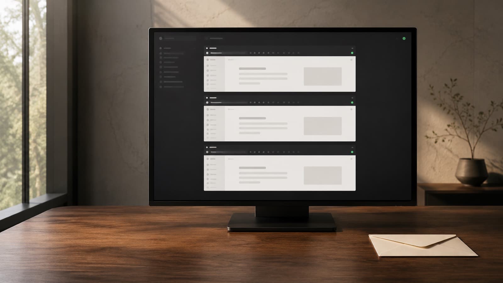 Layout of letters that do not break in Outlook