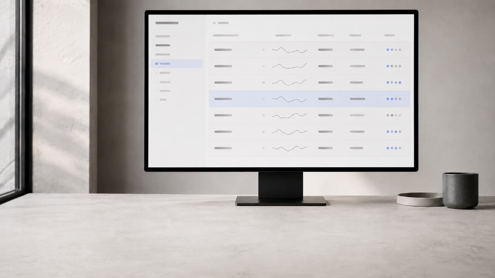 Competitor analysis with monthly monitoring of changes
