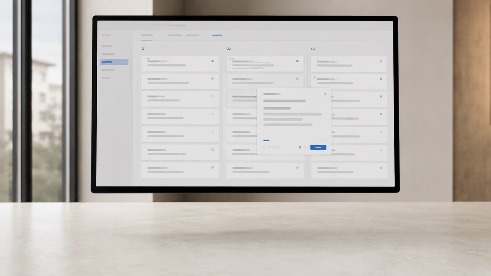 Plan de contenidos para el trimestre con resúmenes de resultados de IA
