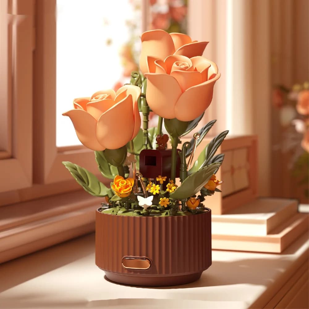 Preserved flower building model