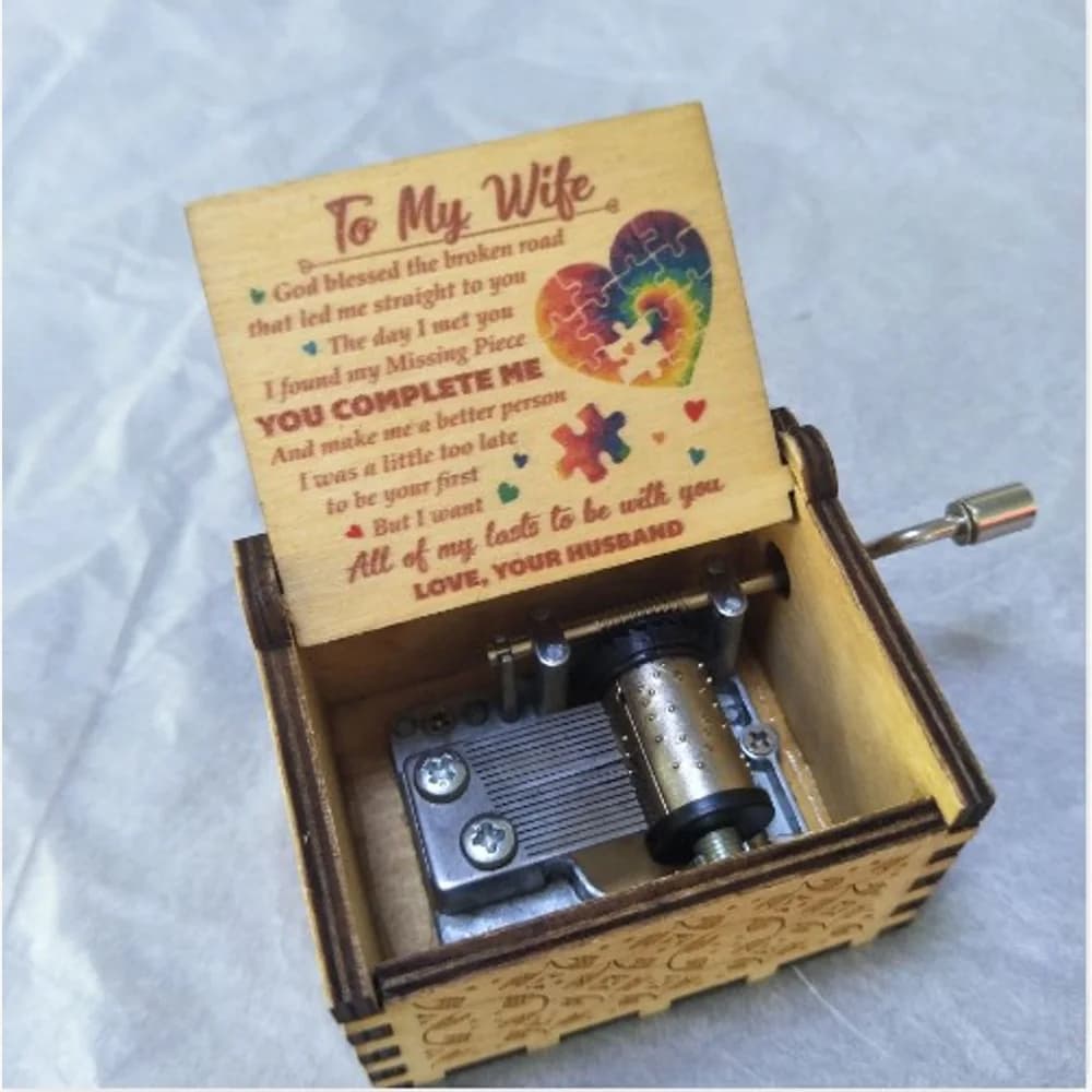 Paint-your-own music box