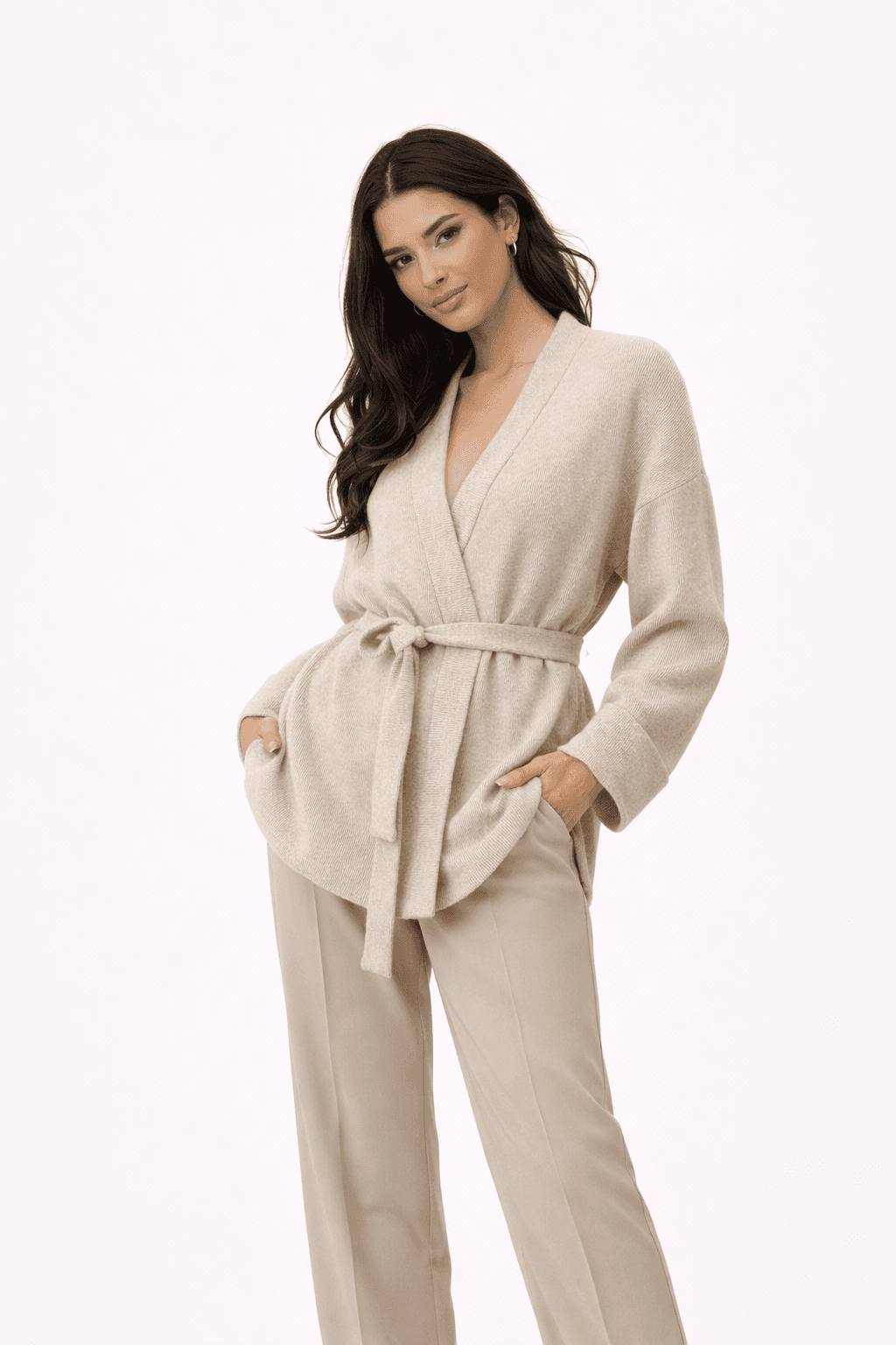 Knit Wrap Cardigan